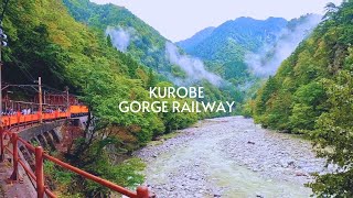 Like a Bernina Express  Japan's Most Beautiful Train  Kurobe Gorge Railway