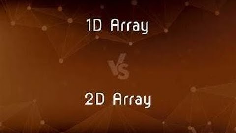 1D vs 2D Arrays Explained | Simple & Clear Explanation for Beginners