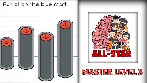 Brain Test All Star Master Level 3 Walkthrough Solutions