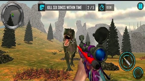 real dino hunting gun games android gameplay part - 14