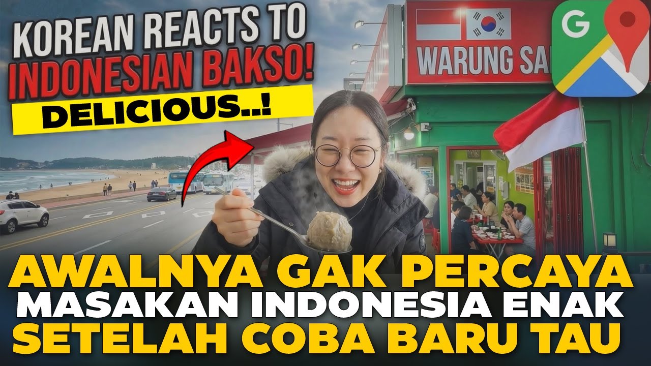 ORANG KOREA AWALNYA TAK PERCAYA MASAKAN INDONESIA ! SETELAH COBA BARU TAU | DIKIRA CUMA GIMIK SOSMED