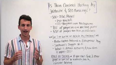 Is Thin Content Hurting My Website & SEO Rankings?