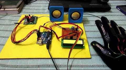 Flex sensor based five finger Electronic Speaking Glove using Arduino