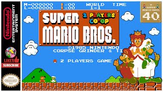 Super Mario Bros. Two Players Co-Op | SMB (NES) Hack