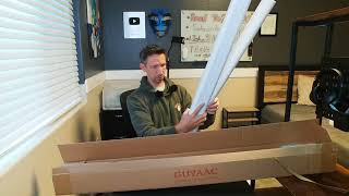 Ductless mini split PVC line cover unboxing quick install