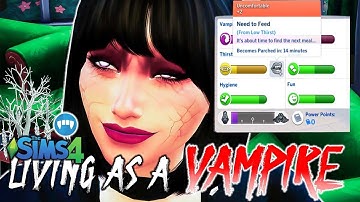 THE BEGINNING OF A VAMPIRE LIFE! || The Sims 4 - Vampire Legacy Challenge #1