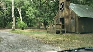 Withlacoochee River Park campgrounds quick tour Dade City Florida we see some deer!🦌