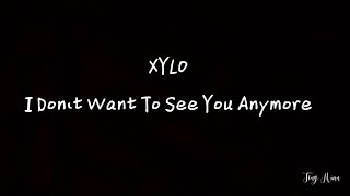 Lyrics | XYLO - I Don't Want To See You Anymore