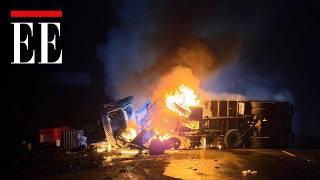Choque vehicular que causó un incendio en Ecuador deja 10 muertos | El Espectador