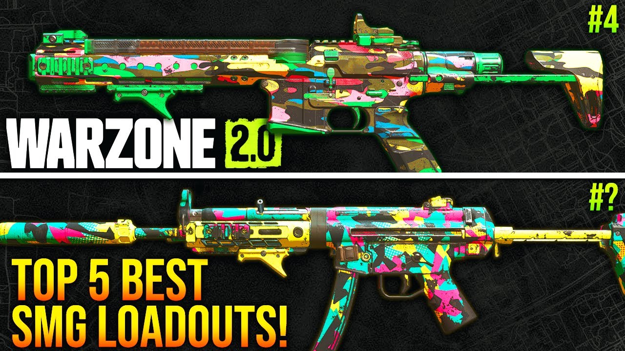 WARZONE 2: Top 5 BEST SMG LOADOUTS To Use! (WARZONE 2 Meta Weapons) 