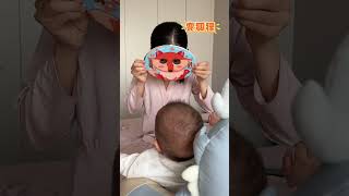 Peek, Flip & Discover Emotions with This Baby Mask Book!#shorts  #babyessentials #babygear