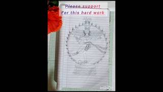 My First Nataraj Pencil Sketch! ✍️🕉️ | #Shorts #Art