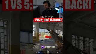 1v5 No Problem with UNC AIM! #csgo #cs2 #counterstrike
