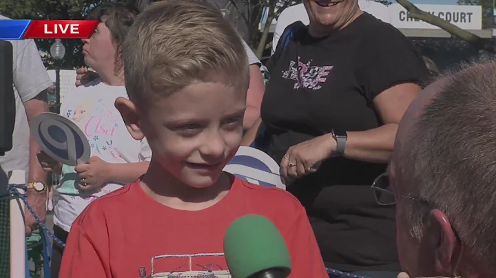 Jeffrey Mackey Visits with NewsChannel 9 at the Fair