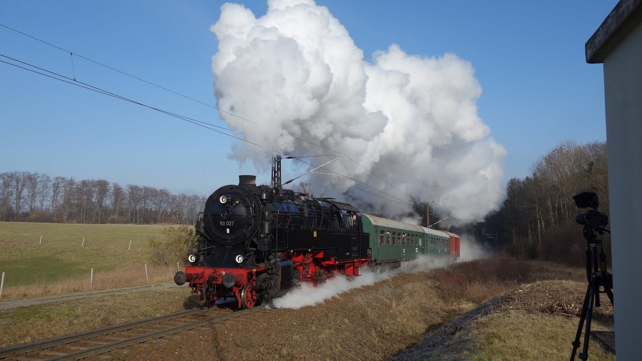 95 027 auf der Rübelandbahn am 13.02.2016