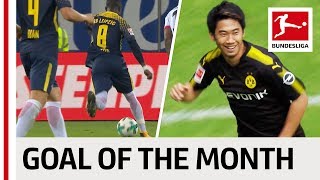 Top 10 Goals September - Vote for the Goal of the Month