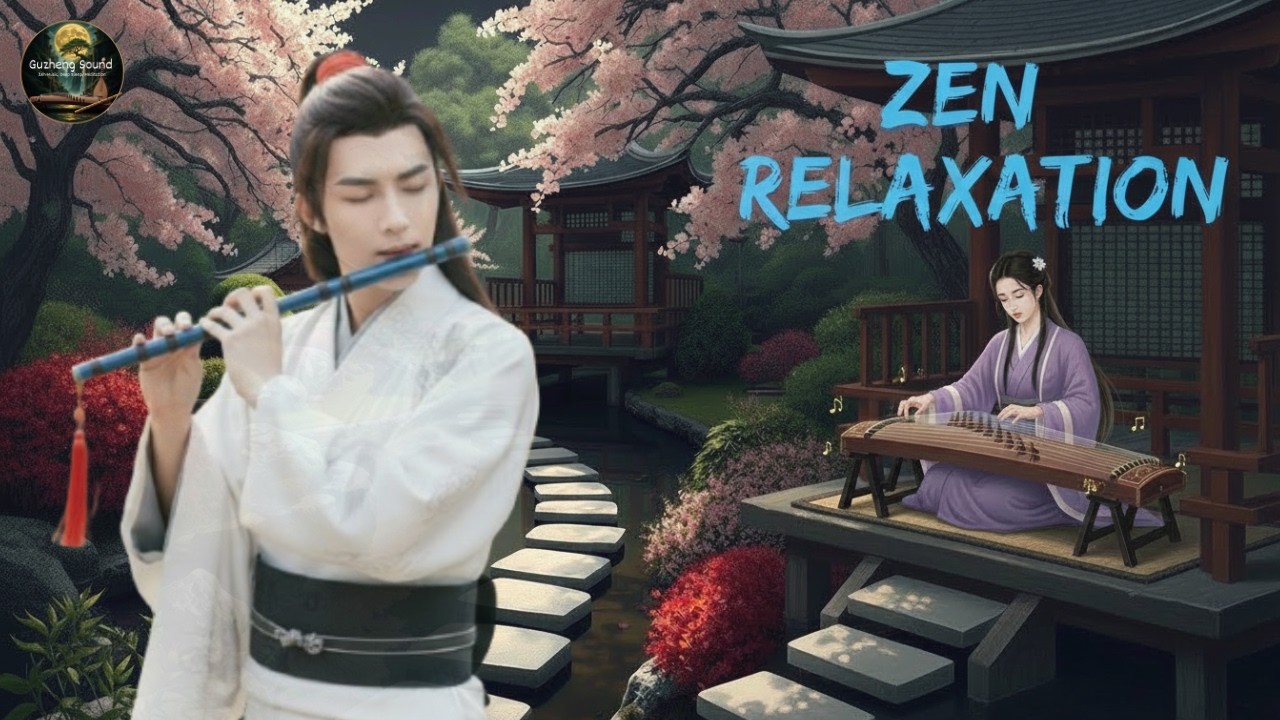 Relaxing Chinese Instrumental🎶Guzheng & Bamboo Flute Deep Sleep ...
