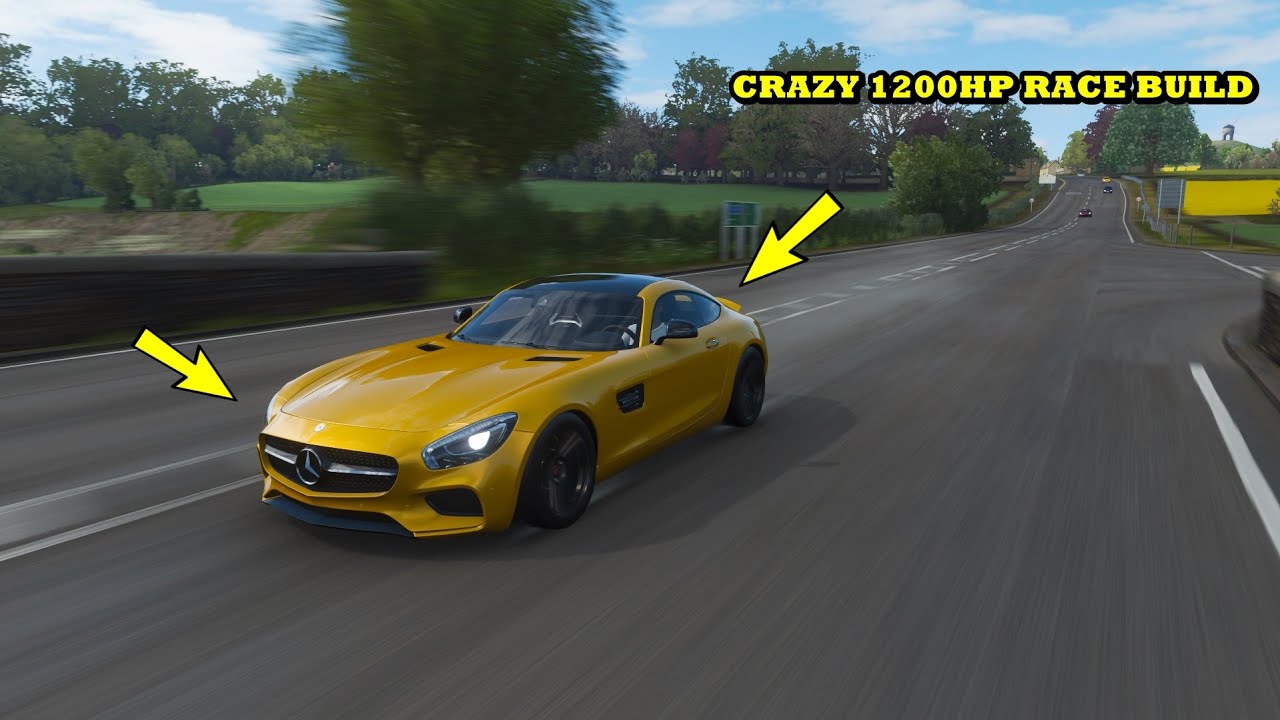 Forza Horizon 4 Mercedes Amg Gt 4 Forza Horizon 4| 1200HP Mercedes AMG GT S [Race Build] - YouTube