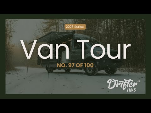 Sprinter Van Conversion | Antique Jade, Gold Rain Shower & Pomegranate Walls | Drifter