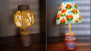 Diy/Cute mini lamp making for homedecor/Plastic bottle craft/Best out of waste