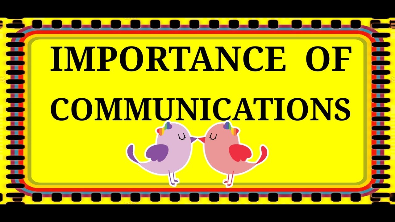 IMPORTANCE OF COMMUNICATION (ESSAY) - YouTube
