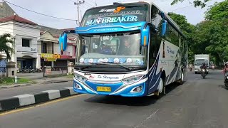 Fast drive bus Haryanto ' sun breaker' version full mentahan (auto goyang paragoy) story'wa