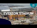 Western terrace progress  new everton stadium update