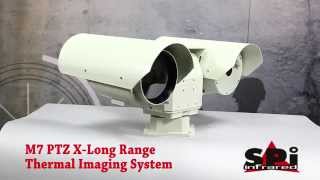 M7 Long Range Uncooled LWIR Thermal FLIR PTZ camera with continuous optical telephoto zoom lens