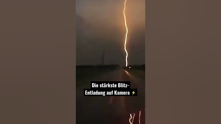 Die stärkste Blitz Entladung auf Kamera ⚡️
