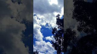 Hyperlapse Vedio | Clouds Passing ⛅️ #Hyperlapsesky #clouds #bluesky #timelapse #nature #shorts