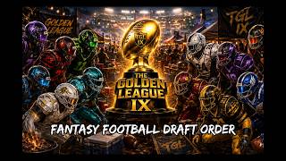 The Golden League IX Draft Lottery | THE SEASON STARTS WITH A DRAFT ORDER! | Who got the best pick!