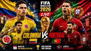 Portugal vs Colombia Match LIVE: FIFA World Cup 2026 Group K Match, Miami Stadium | Ronaldo | N18G
