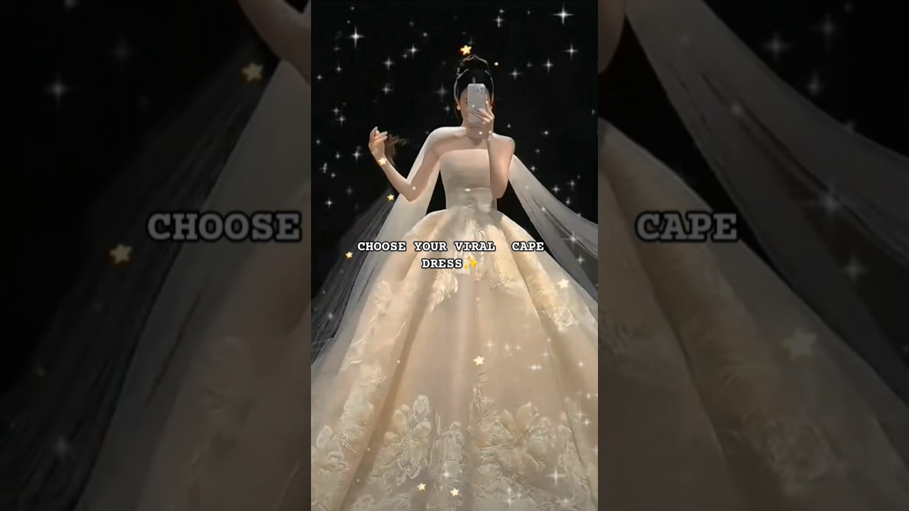 CHOOSE YOUR VIRAL CAPE DRESS ✨