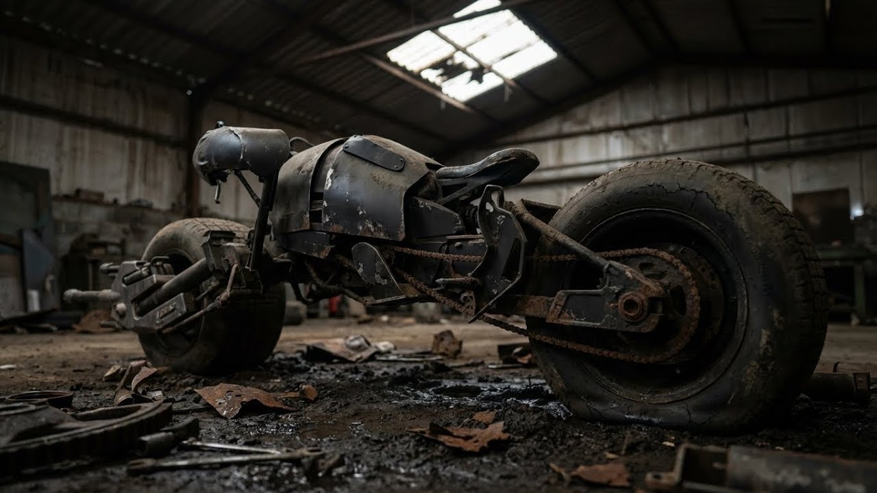 ASMR Car Restoration! Full Restoration Black Batman Tumbler Motorcycle (Batpod) 2012