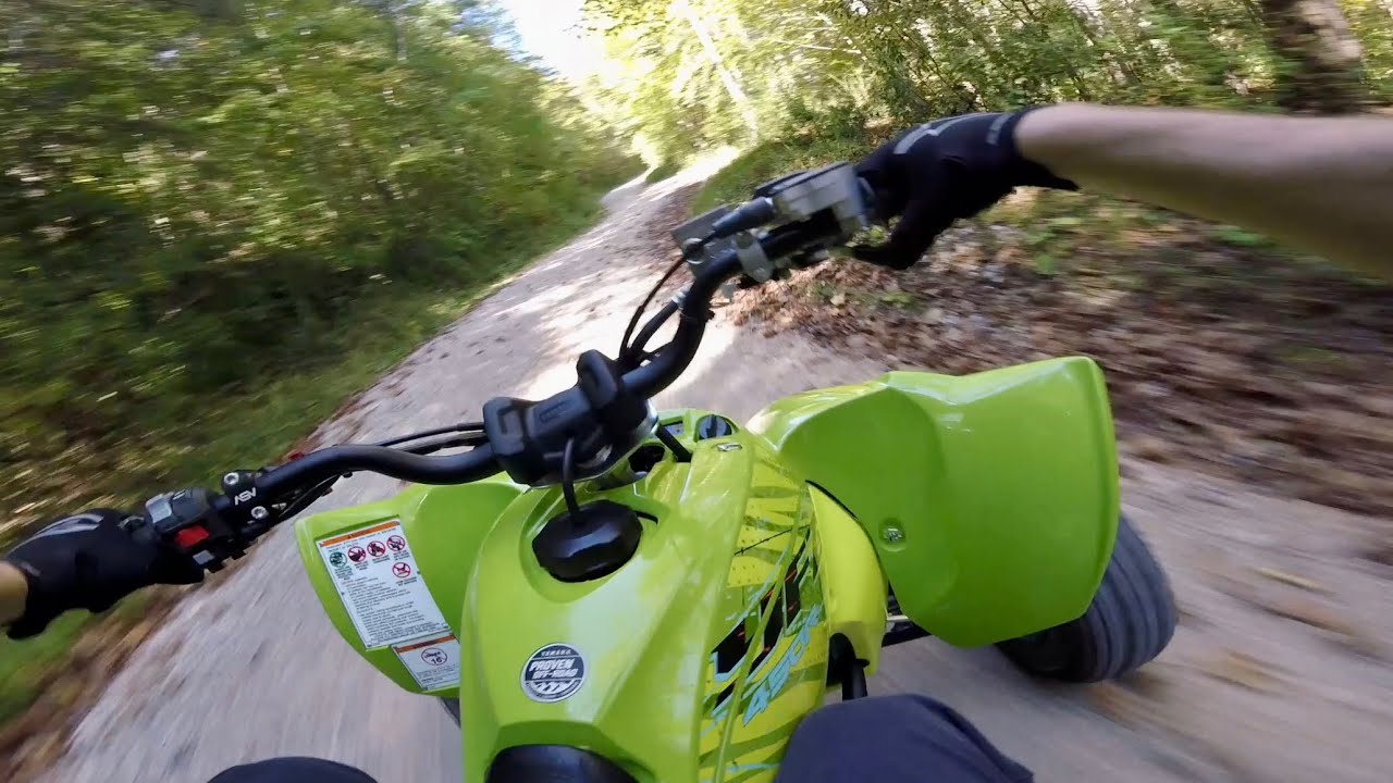 Riding Fast Trails and Hillclimbs on YFZ