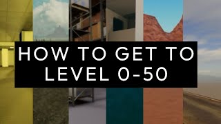 [Backrooms redacted] How to get to LEVEL 0-50 tutorial