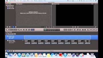 Importing Files into Final Cut Pro X