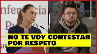 Claudia Sheinbaum enfurece con reportero de El Universal: "no me parece como preguntas"