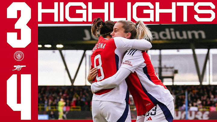 BIG WIN! | HIGHLIGHTS | Manchester City vs Arsenal (3-4) | Mariona, Wubben-Moy, Maanum, Blackstenius