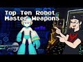 Top Ten Robot Master Weapons  - The Quarter Guy