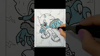 Sonic The Werehog Coloring | Sonic The Hedgehog Coloring Video For Kids #coloringpages #enjoykids
