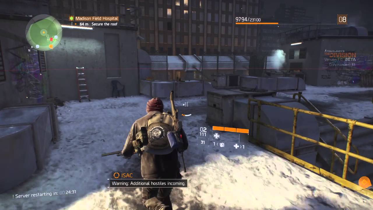 Tom Clancy's The Division™ Beta_Hospital Fight at Hard difficulty solo