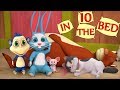 Десять в постели | Ten in the Bed | детские стишки для детей | мультфильм песня в России