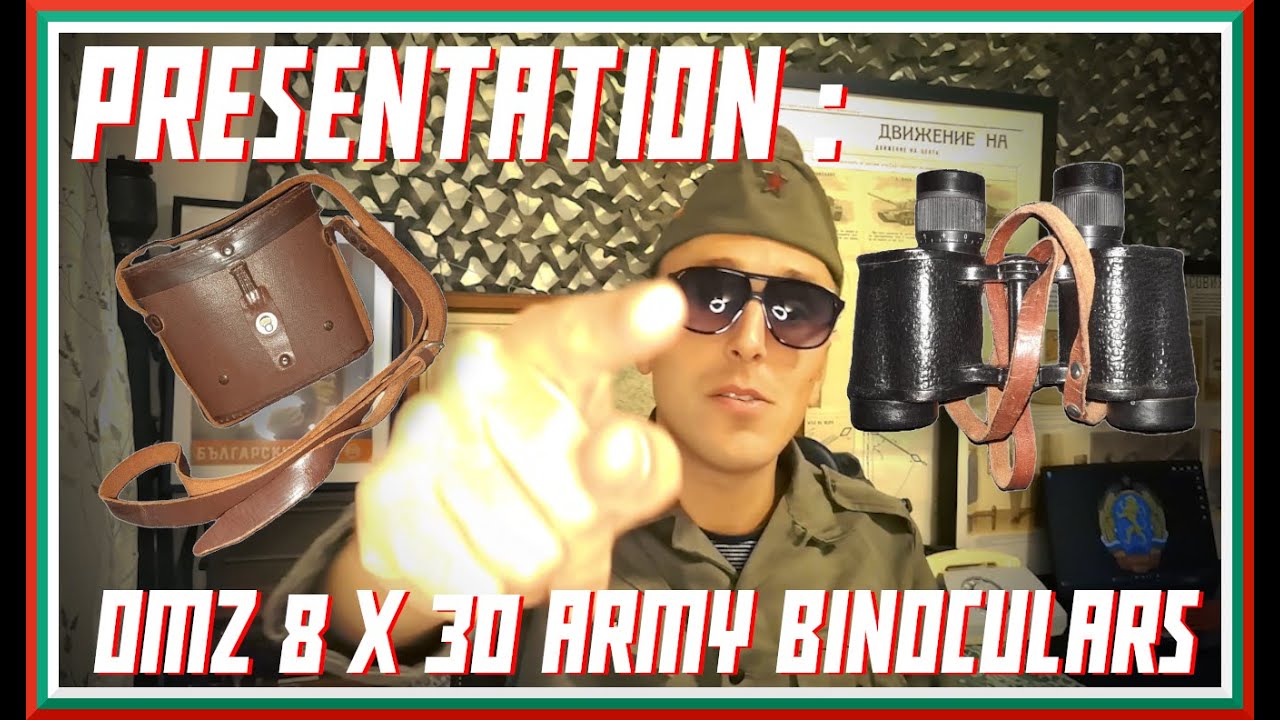 [PRESENTATION] OMZ B 8X30  Binoculars of the Bulgarian Peoples Army #coldwar #bulgaria