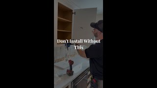 The Best Tool for Installing Cabinet Doors #shorts