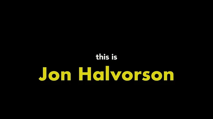 This is Jon Halvorson