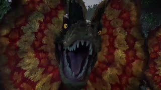 Juric World Camp Cretaceous Season 4 Dilophosaurus Attack Scene Part 2