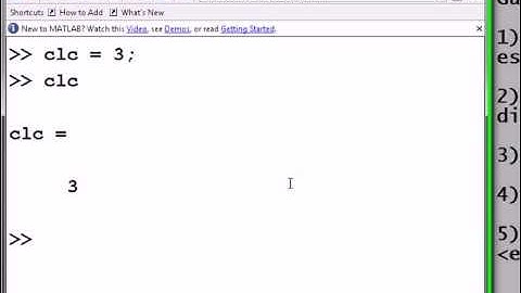 5 minutos de Matlab: cómo escribir operaciones básicas (0001)