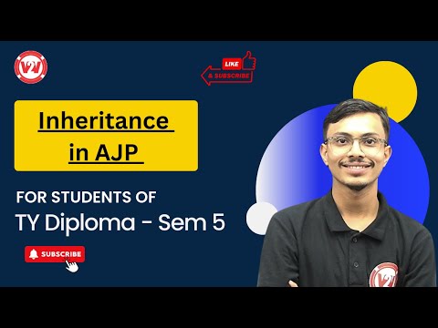 Inheritance in AJP | MSBTE SEM -5 Advanced Java Programming | FOR IT / CO / AIML | TY DIPLOMA