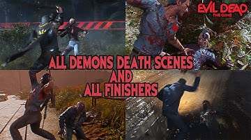 All Demons Death Scenes and All Finishers - Evil Death: The Game Kill Count (4K UHD)